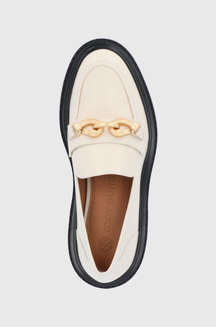 Кожени мокасини Tory Burch бежов 87254.191