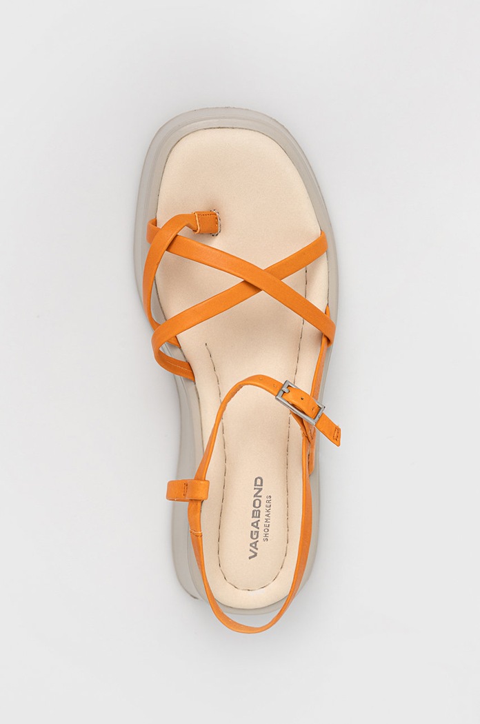 Kožené sandály Vagabond Shoemakers Courtney oranžová 5134.101.44