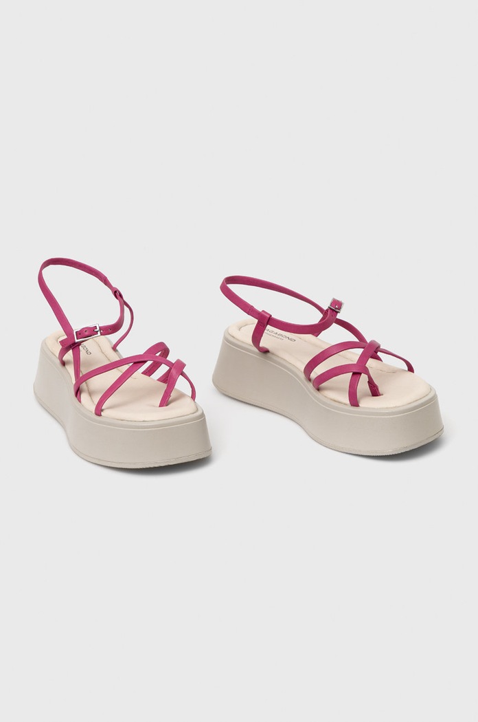 Vagabond Shoemakers sandały skórzane COURTNEY 5134.101.46 różowy SS22