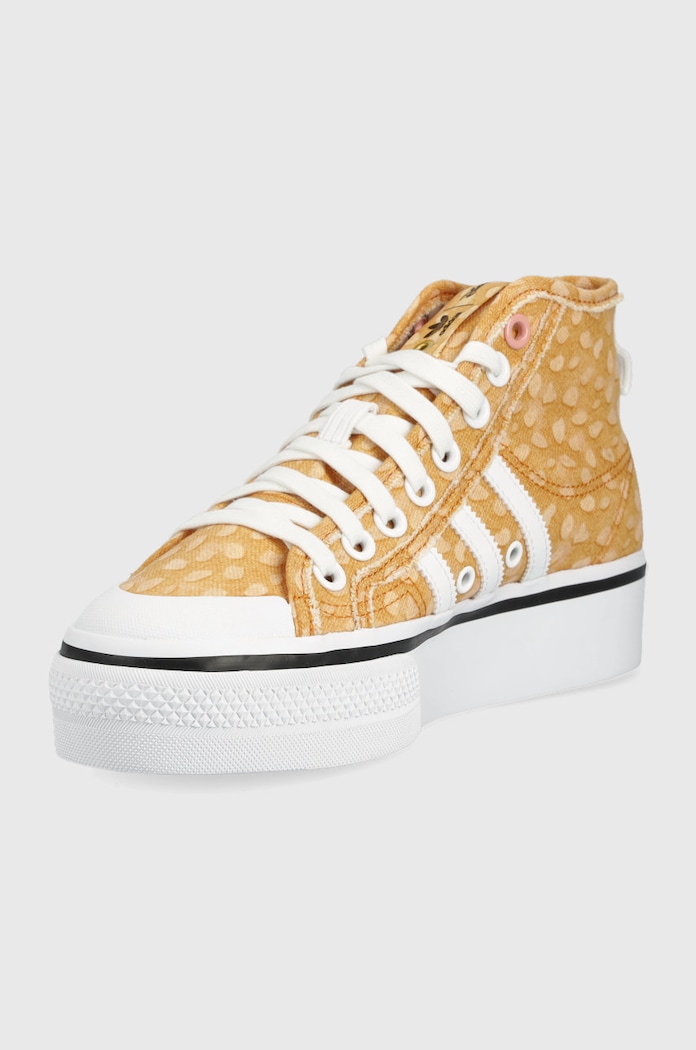 Обувки Високи кецове adidas Originals Disney Nizza GZ1657 GZ1657 кафяв