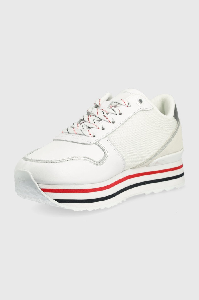 Obuća Tenisice Tommy Hilfiger FW0FW06449.0GY bijela