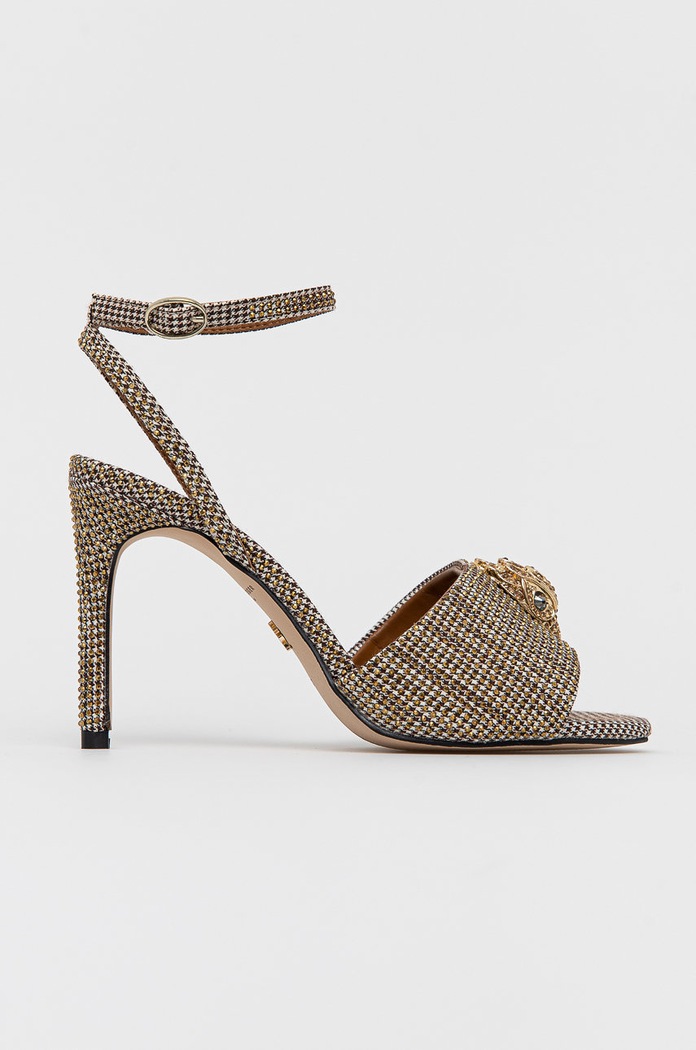Kurt Geiger London szandál Kensington tűsarok bézs 8489940609.BEIGE