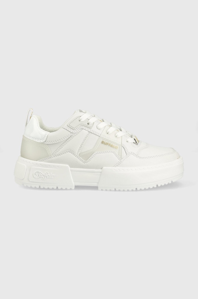 Buffalo sneakers Planet friendly alb 1630484.WHT