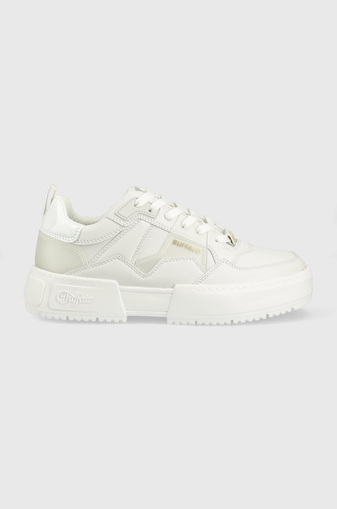 Buffalo sneakers Planet friendly alb 1630484.WHT