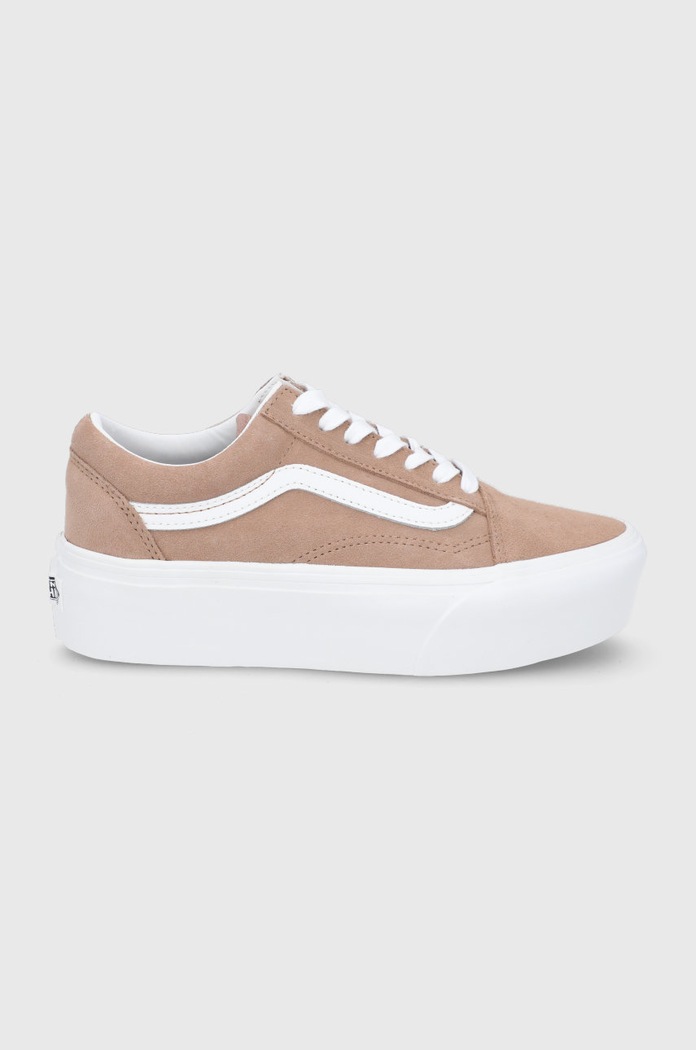 Vans tenisówki zamszowe skóra zamszowa brązowy VN0A7Q5MB691