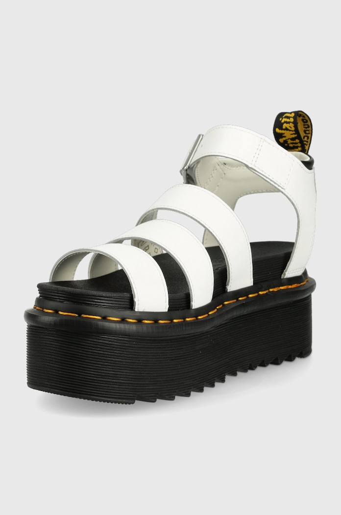 Obuwie Dr. Martens sandały skórzane Blaire Quad DM27296100 biały