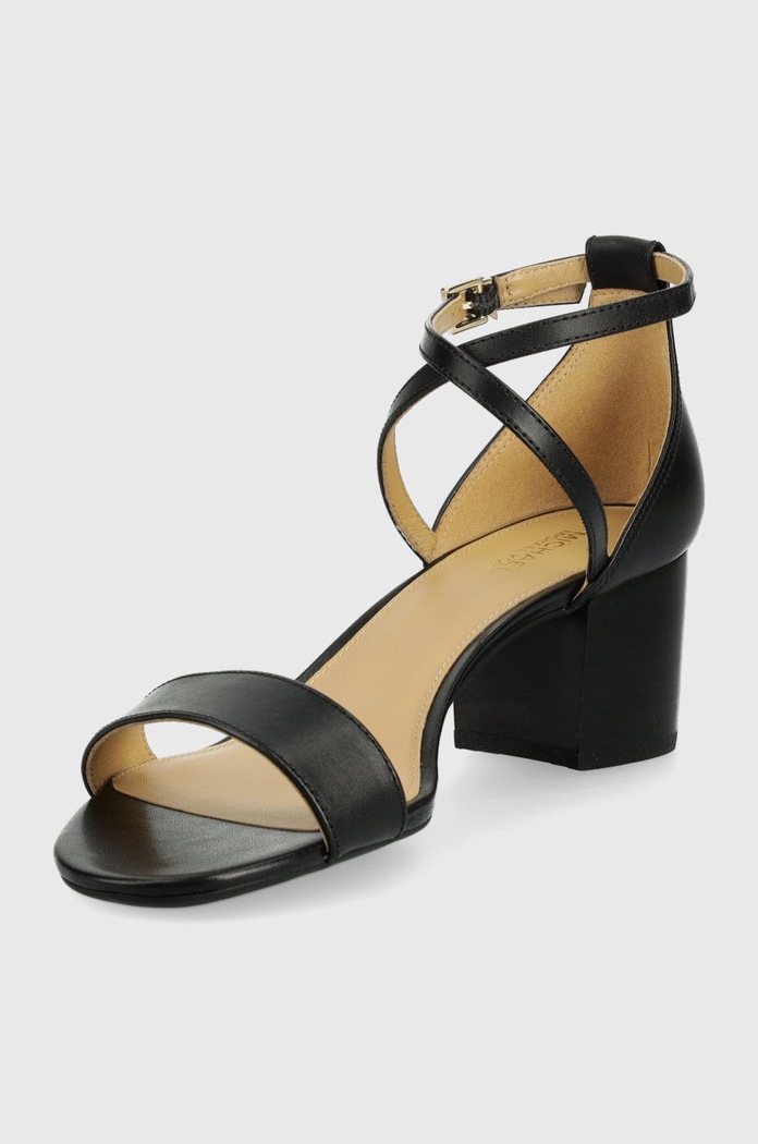 Boty Kožené sandály MICHAEL Michael Kors Serena Flex Sandal 40S2SEMA1L.001 černá