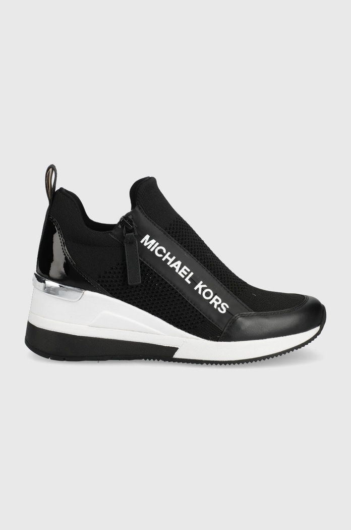 MICHAEL Michael Kors buty WILLIS WEDGE TRAINER 43S2WIFS1D.001 syntetyczny czarny 43S2WIFS1D.001