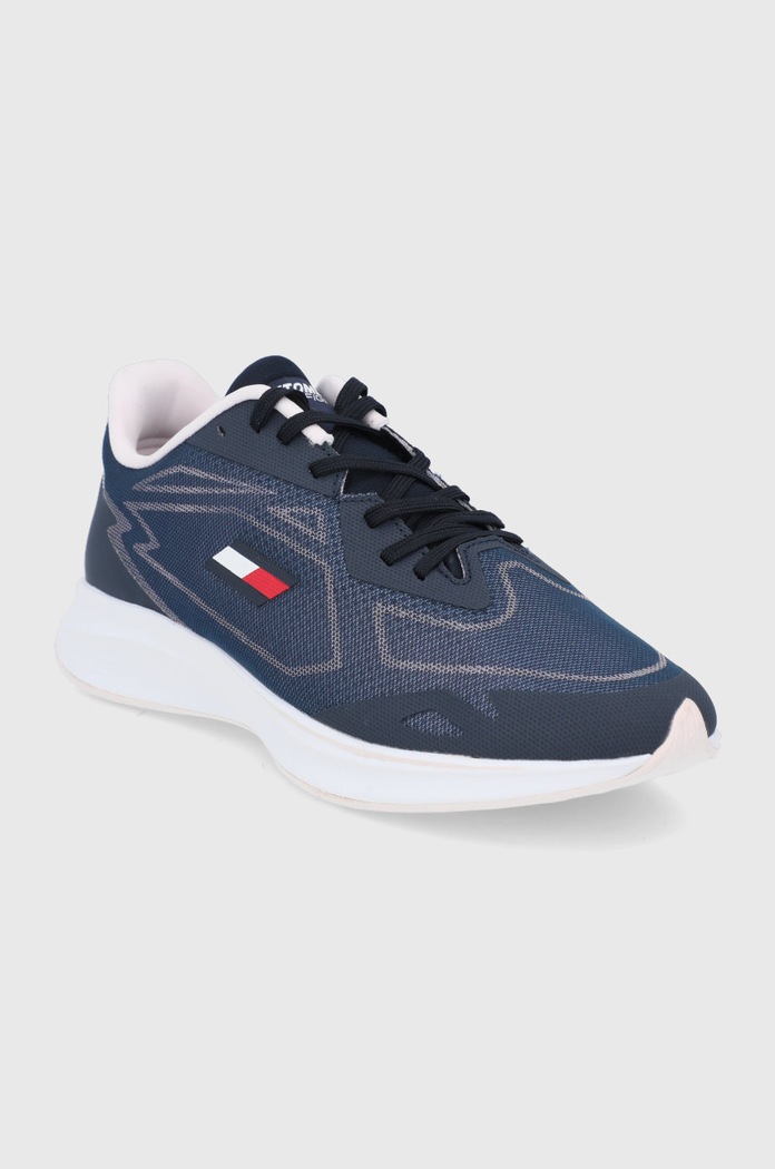 Športové topánky Tommy Sport Sleek FC0FC00033 tmavomodrá SS22