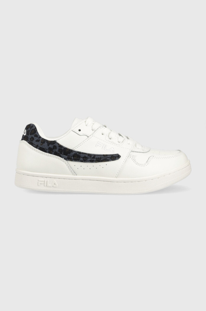 Fila sneakersy skórzane Arcade tekstylny biały FFW0058