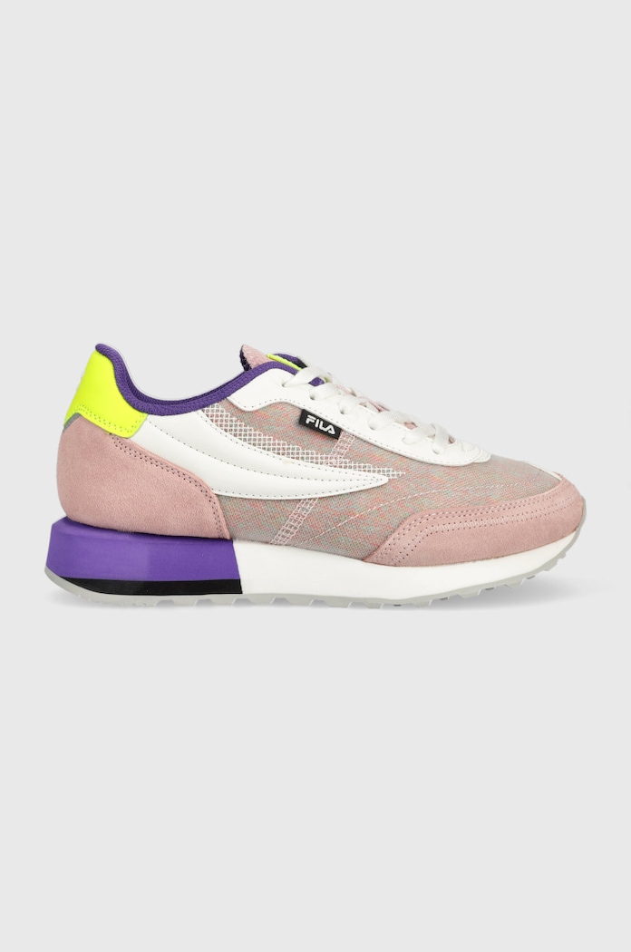 Sneakers boty Fila Retronique semišová kůže růžová FFW0037