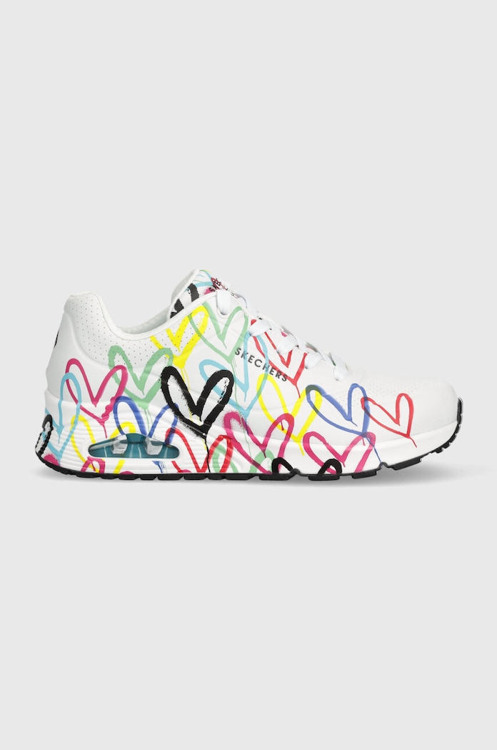 Tenisky Skechers SKECHERS X JGOLDCROWN imitácia kože biela 155507.PPYY