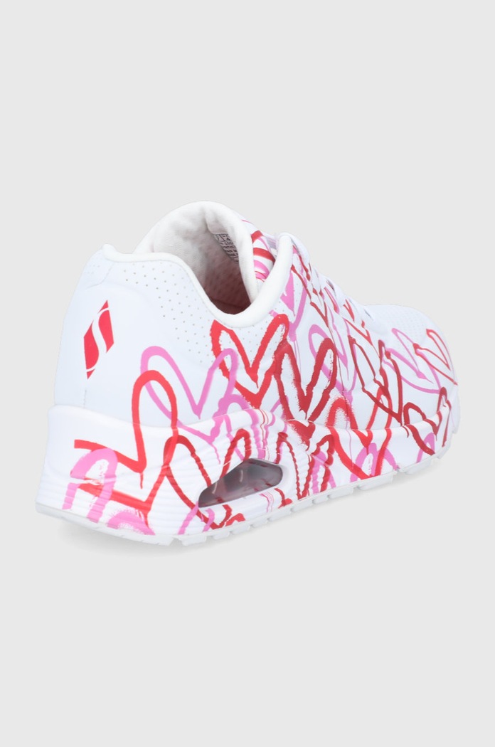 Boty Sneakers boty Skechers SKECHERS X JGOLDCROWN 155507.PPYY bílá