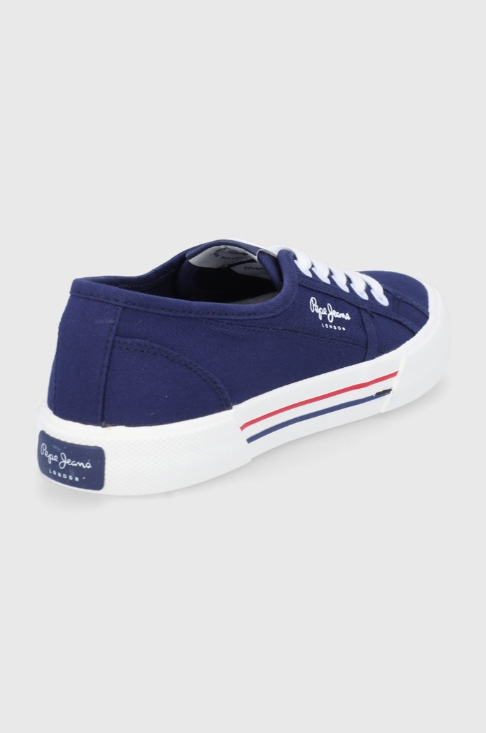 Obuwie Pepe Jeans tenisówki brady w basic PLS31287.595 granatowy