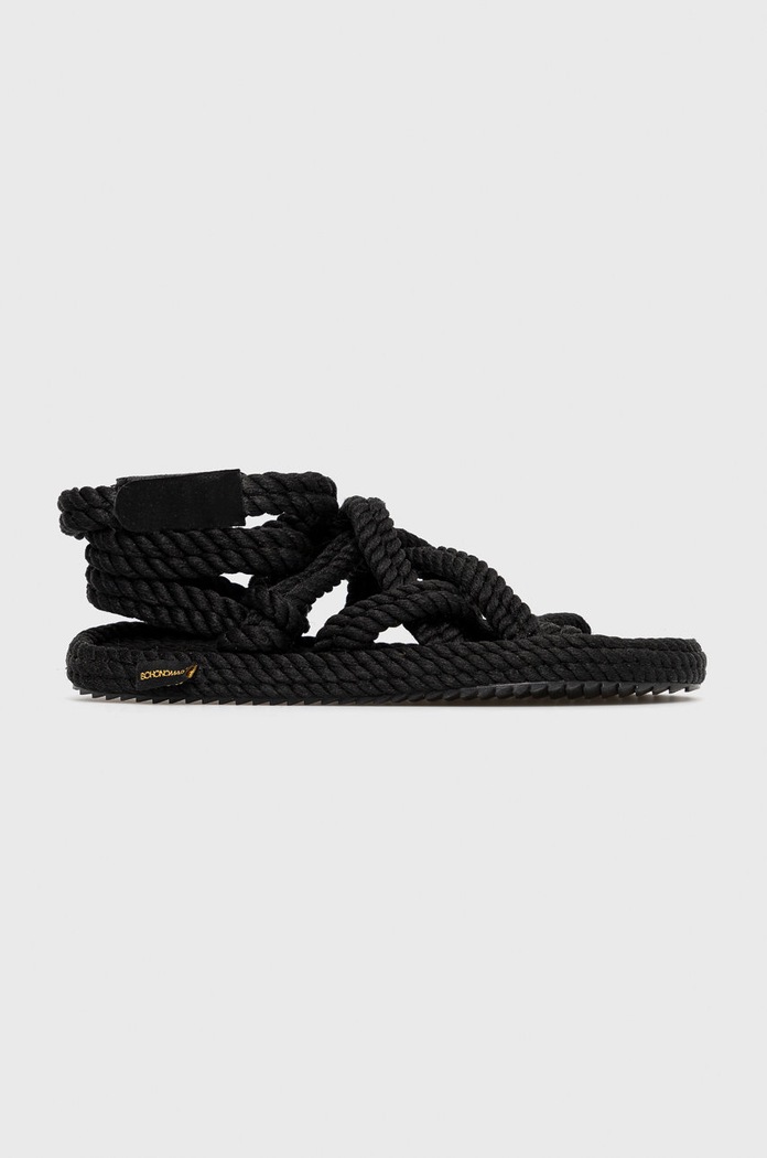 Bohonomad sandali Roma tessile nero ROM.0020.WRS