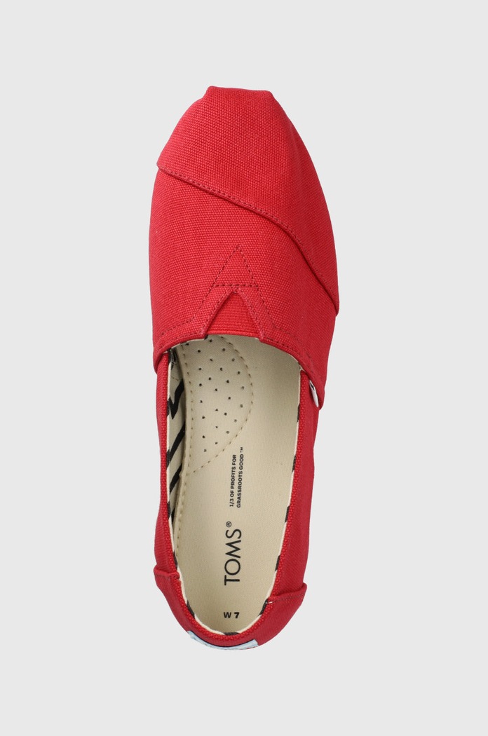 Espadrilky Toms Alpargata červená 10017743