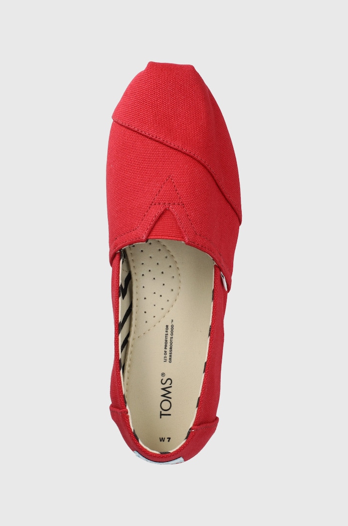 Espadrilky Toms Alpargata červená 10017743