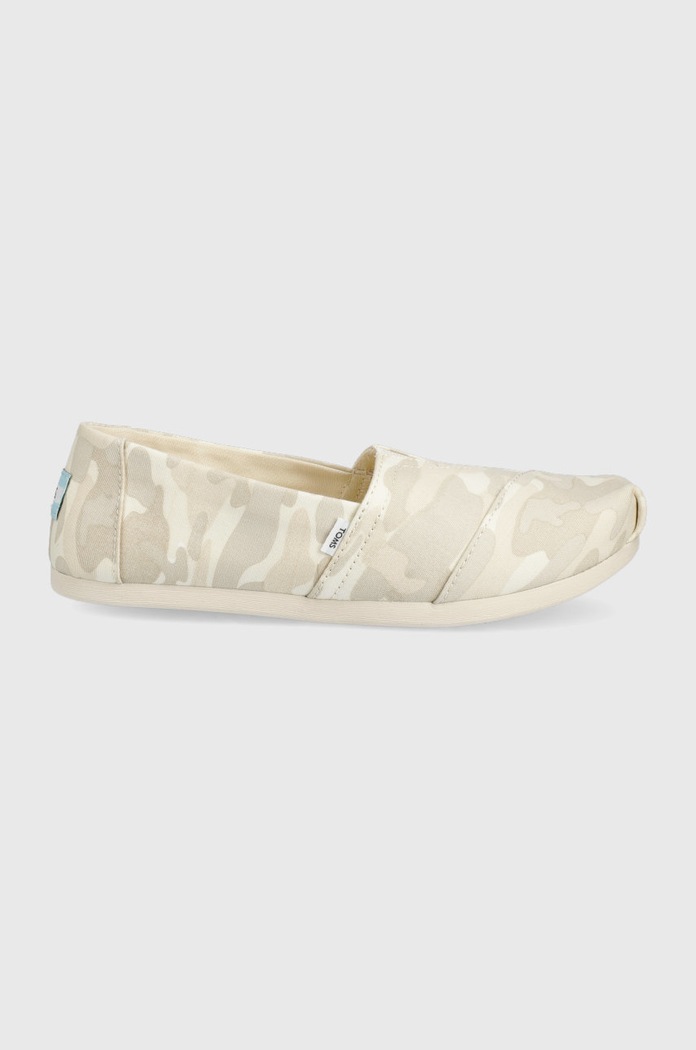 Toms espadrilles Alpargata textil bézs 10017810