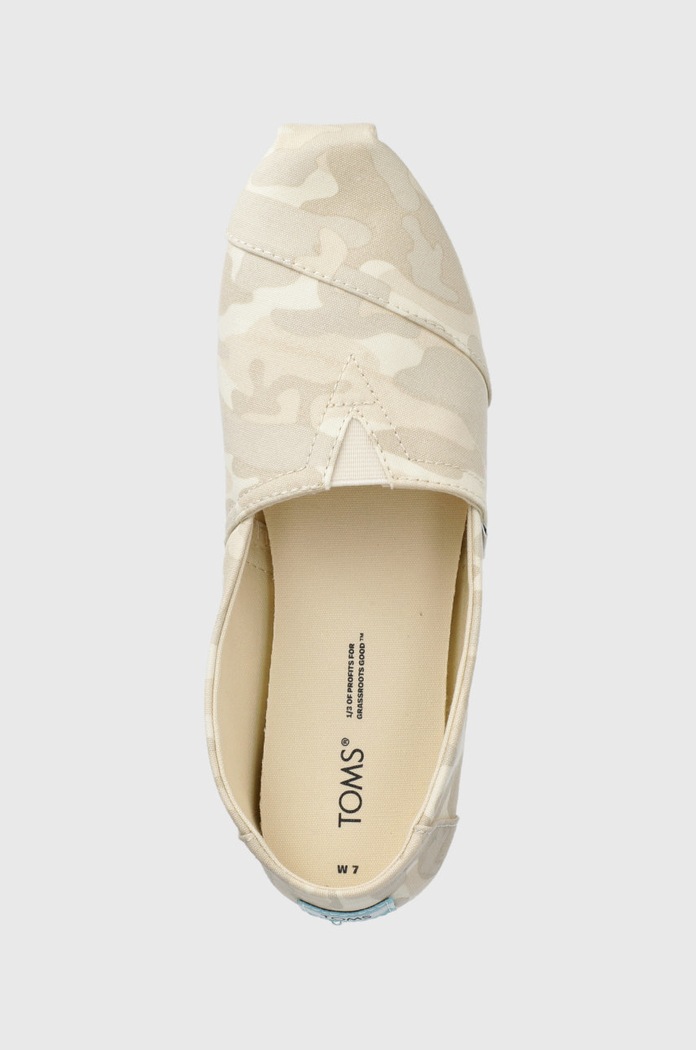 Toms espadrilles Alpargata bézs 10017810