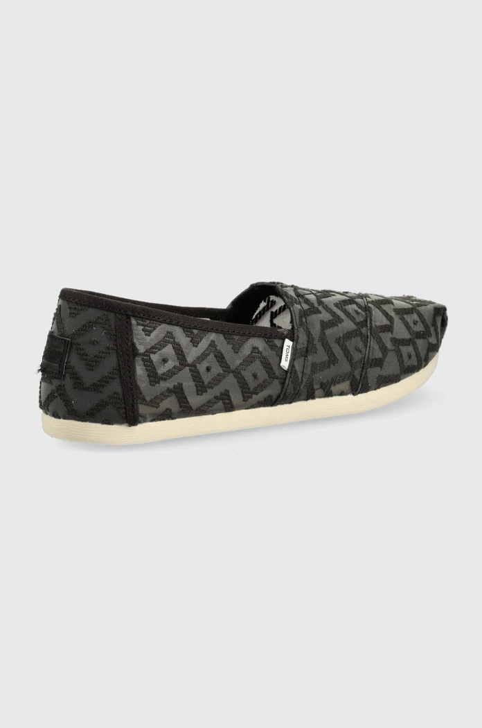 Toms espadrile Alpargata 10017805 negru SS22