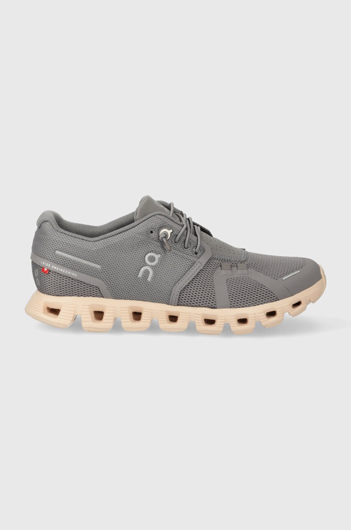On buty do biegania Cloud 5 syntetyczny szary 5998883