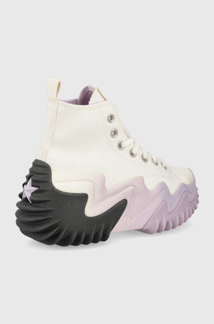 Високи кецове Converse Run Star Motion бял 172891C