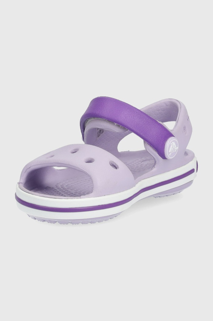 DÍVKA Crocs Dětské sandály Crocs ANDAL.KIDS.12856.PPYY.G fialová