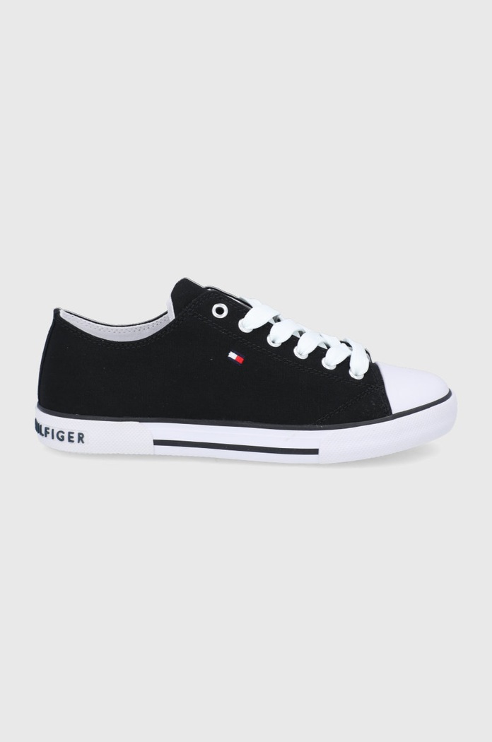 Dětské tenisky Tommy Hilfiger textilní černá T3X4.32207.