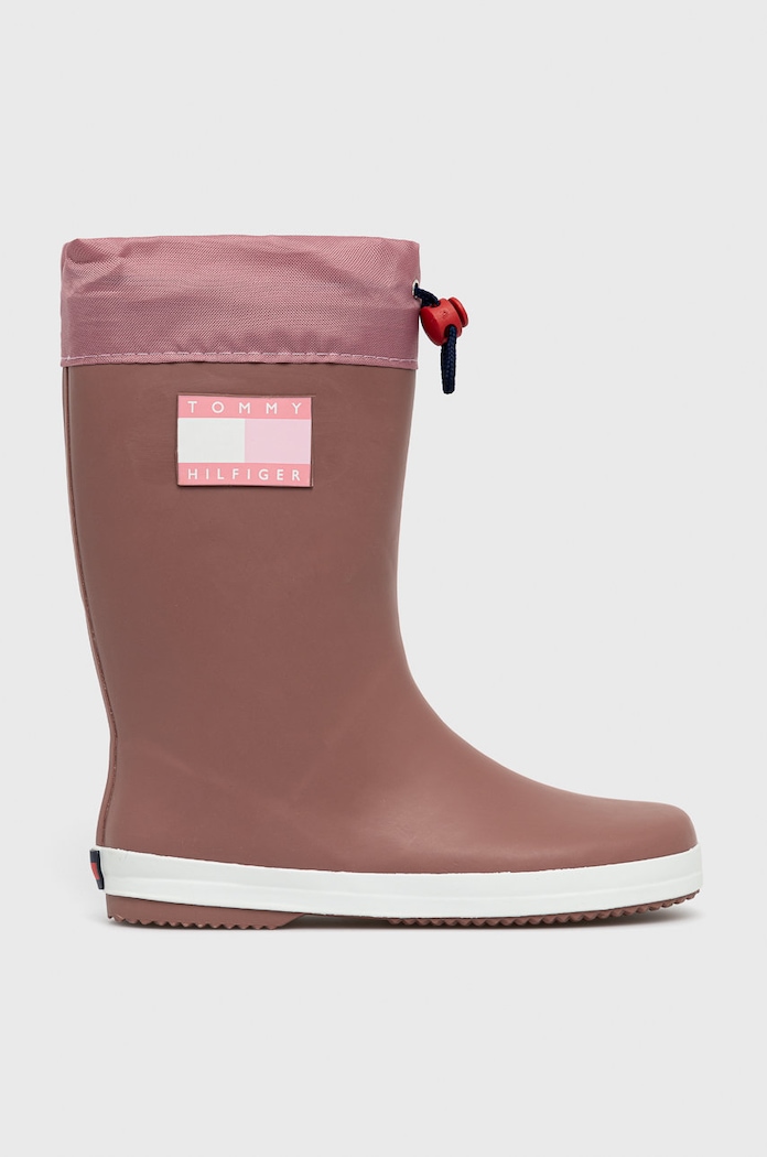 Tommy Hilfiger Kalosze dziecięce różowy T3X6.30766.35.39