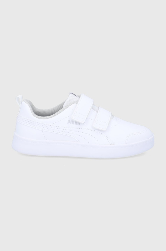 Puma pantofi copii 371543. sintetic alb 371543.
