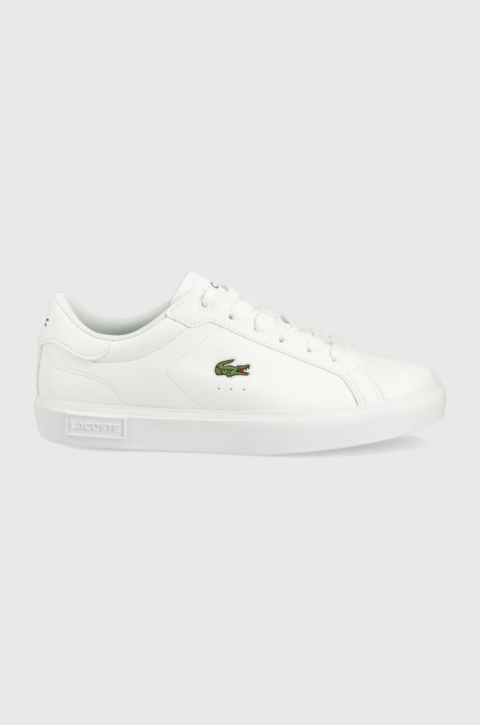 Lacoste sneakersy dziecięce 741SUJ0014 Planet friendly biały 741SUJ0014
