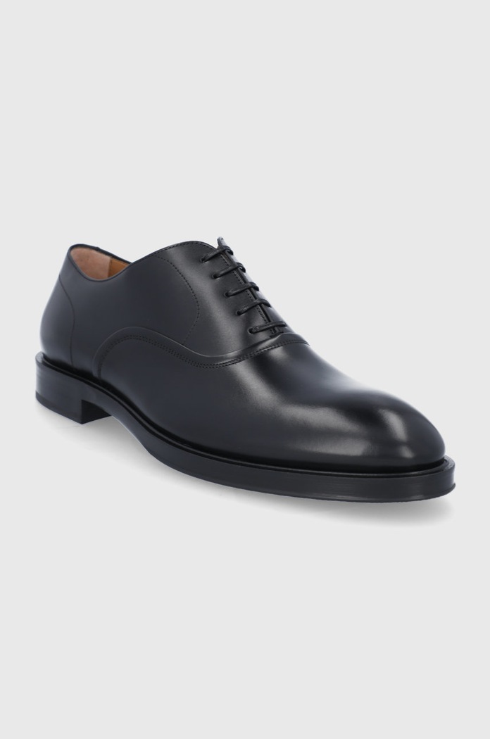 BOSS Półbuty skórzane Honord 50463555.001 50463555.001 czarny SS22