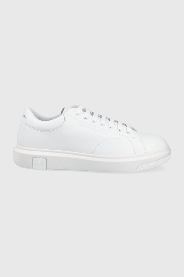 Kožená obuv Armani Exchange biela XUX123.XV534.00152