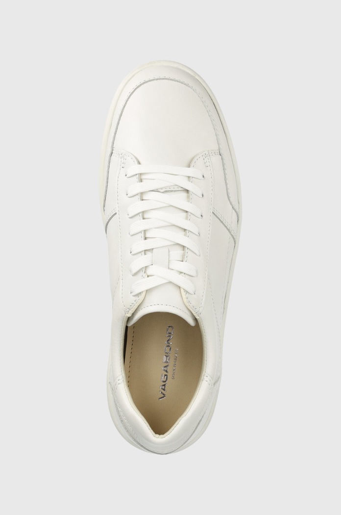 Kožené sneakers boty Vagabond Shoemakers Teo bílá 5387.101.01