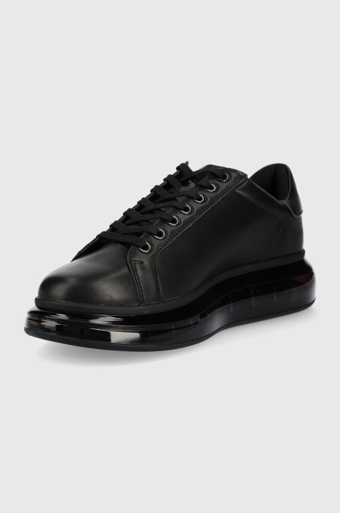 Scarpe Karl Lagerfeld sneakers in pelle KAPRI KUSHION KL52625.00X nero