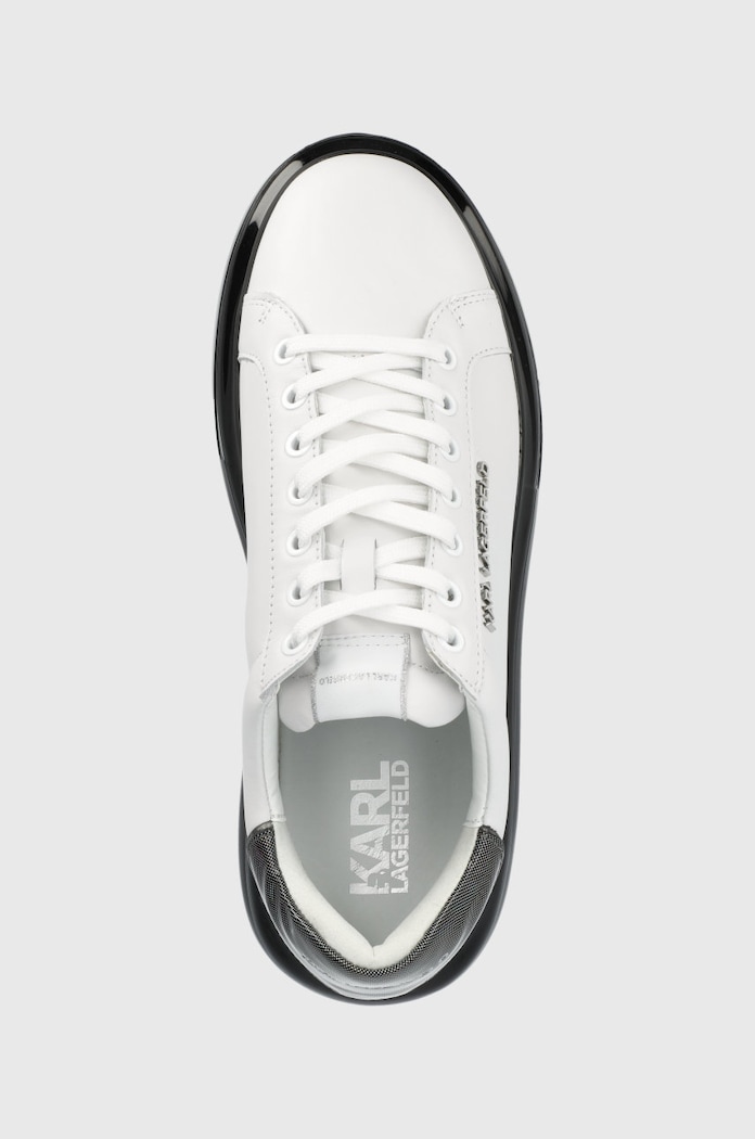 Karl Lagerfeld bőr cipő Kapri Kushion fehér KL52625.010