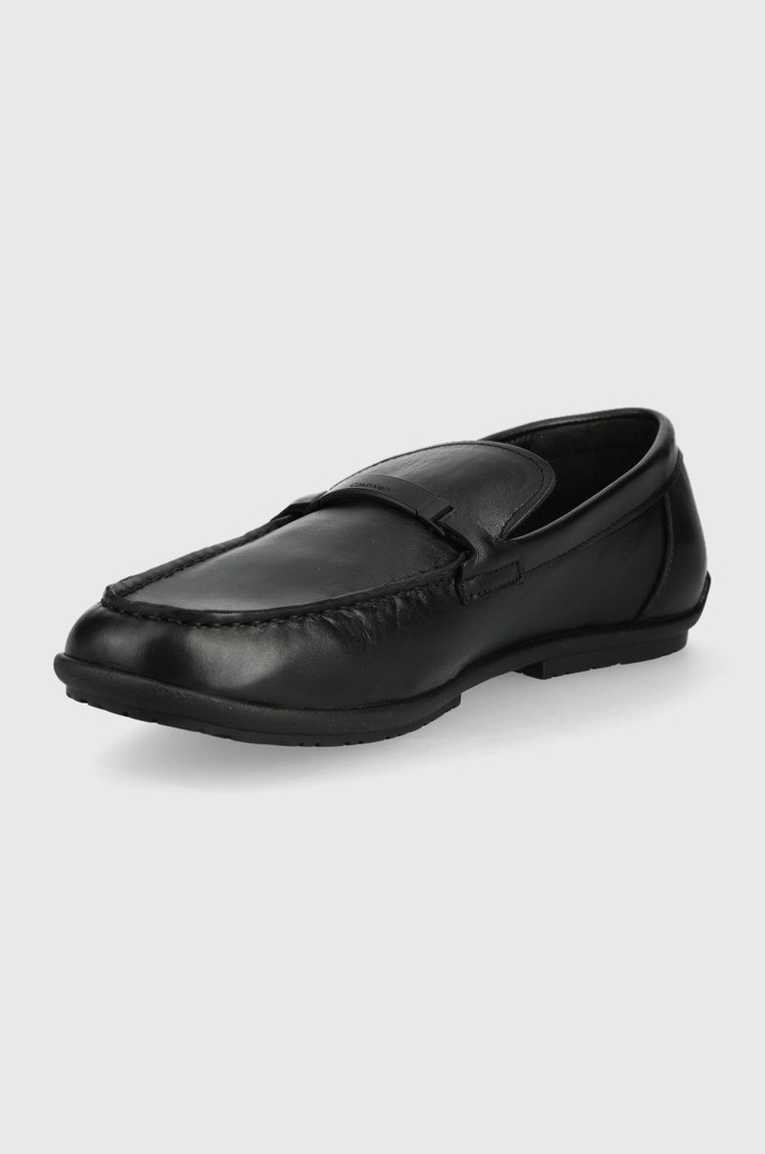 Obuwie Calvin Klein mokasyny skórzane HM0HM00430.00U czarny