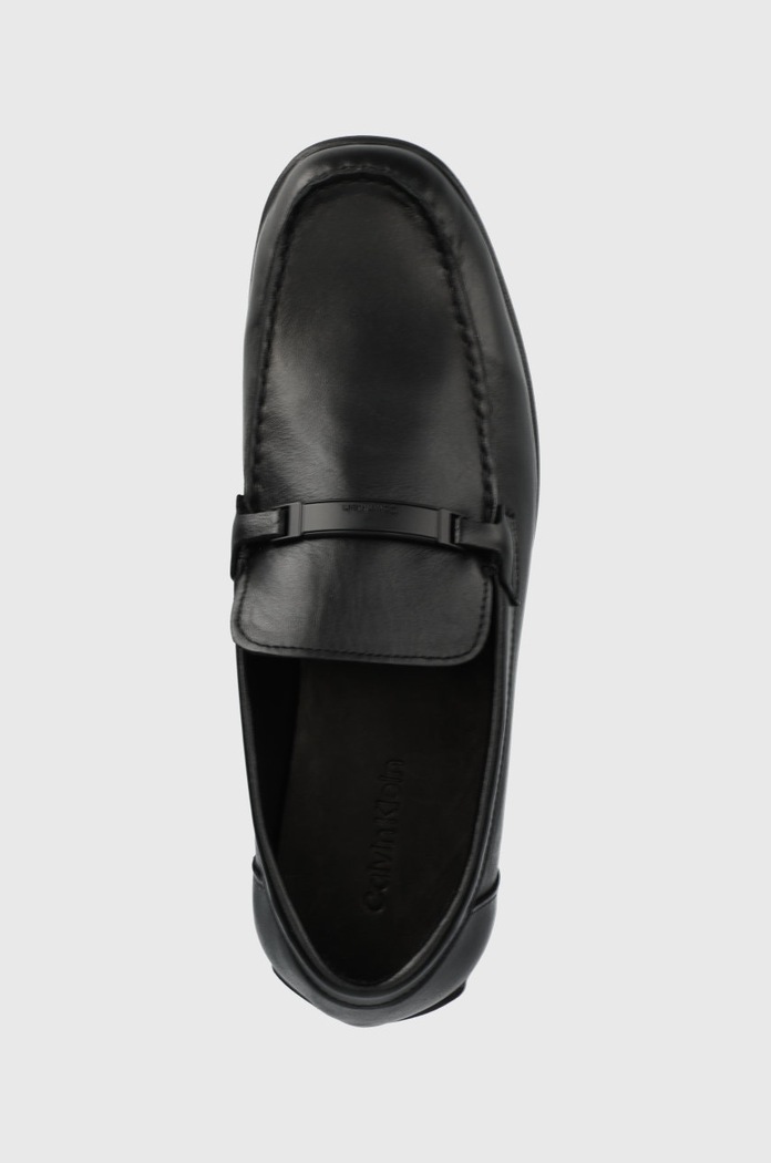 Calvin Klein mokasyny skórzane czarny HM0HM00430.00U