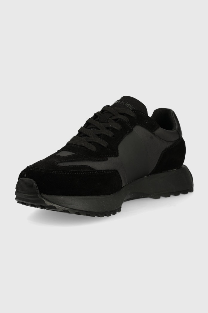 Boty Tenisky Calvin Klein LOW TOP LACE UP MIX HM0HM00497.00U černá
