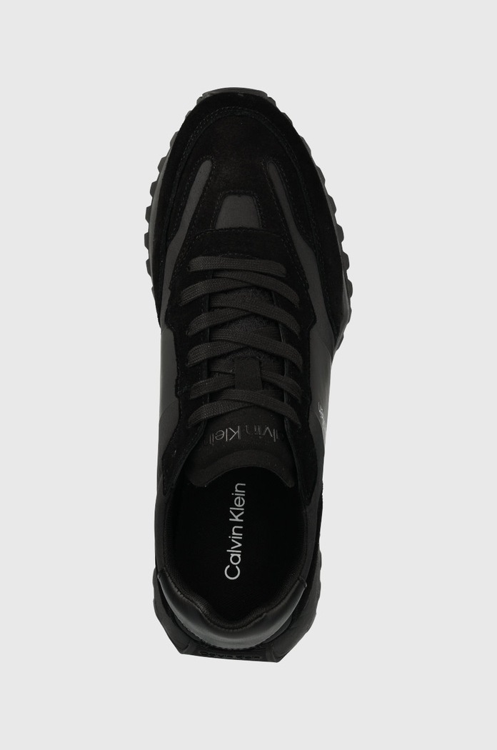 Tenisky Calvin Klein LOW TOP LACE UP MIX černá HM0HM00497.00U