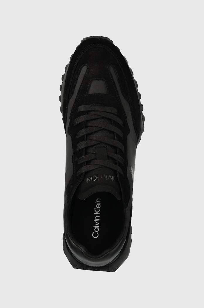 Tenisky Calvin Klein LOW TOP LACE UP MIX černá HM0HM00497.00U