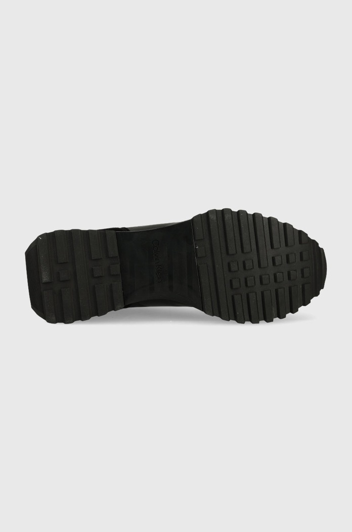 Tenisky Calvin Klein LOW TOP LACE UP MIX HM0HM00497.00U černá