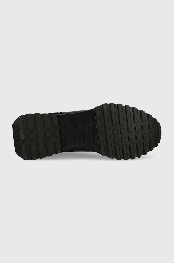 Tenisky Calvin Klein LOW TOP LACE UP MIX HM0HM00497.00U černá