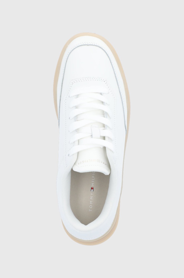 Tommy Hilfiger buty skórzane biały FM0FM04078.YBL