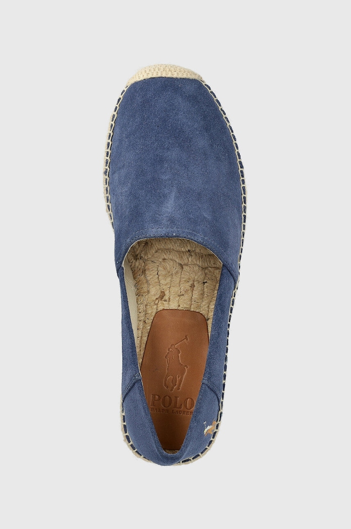 Polo Ralph Lauren espadryle zamszowe Cevio Slip granatowy 803862549001.400