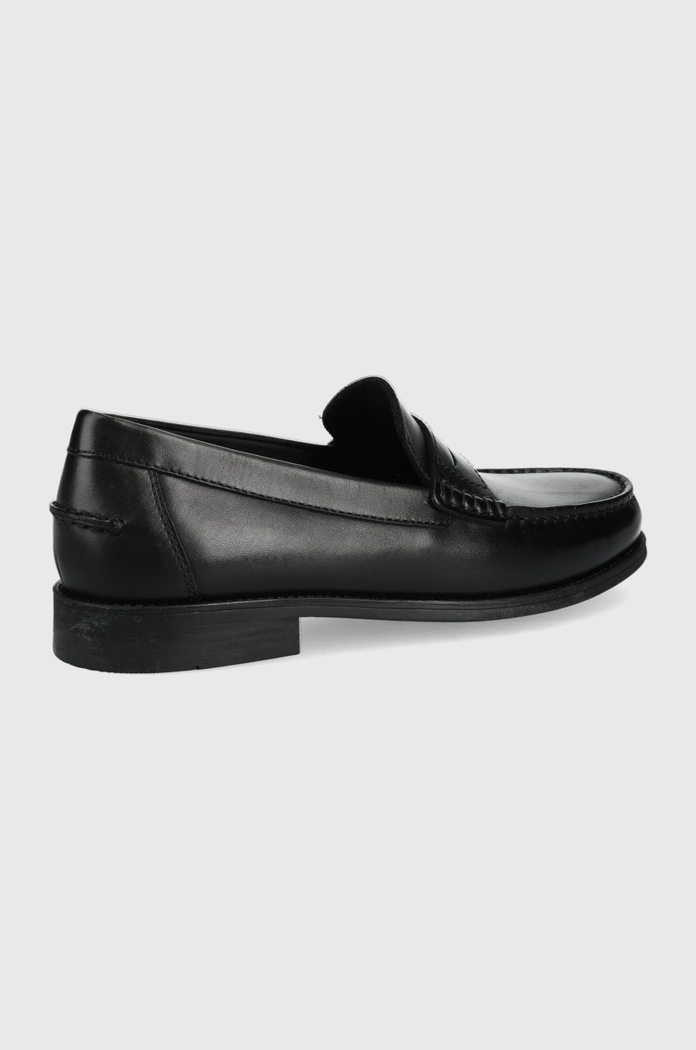 Geox Mokasyny skórzane U NEW DAMON U641ZB.C9999 czarny SS25
