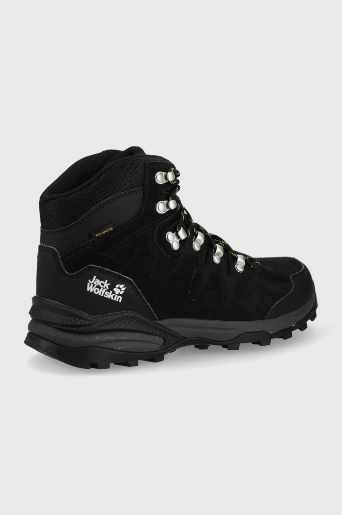 Topánky Jack Wolfskin Refugio Texapore Mid 4049841.6357 čierna SS22