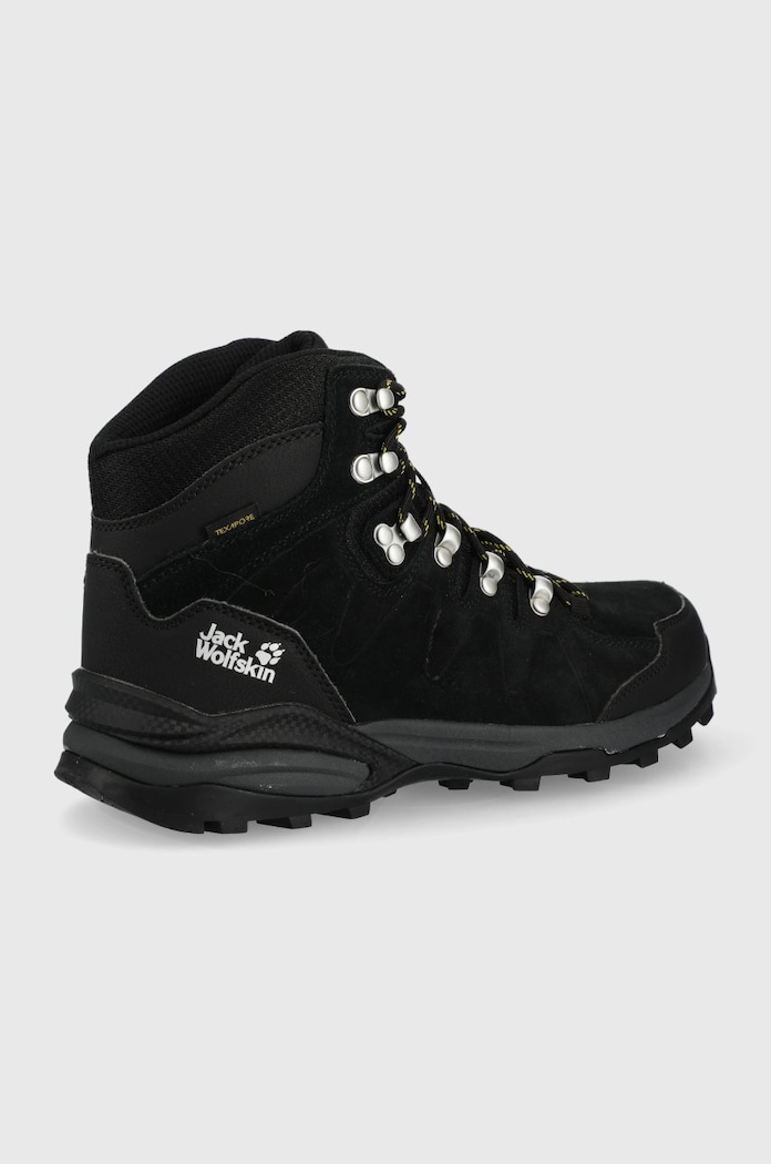 Topánky Jack Wolfskin Refugio Texapore Mid 4049841.6357 čierna SS22
