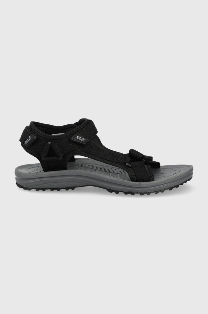 Σανδάλια Jack Wolfskin Wave Breaker Planet friendly μαύρο 4052011.6000
