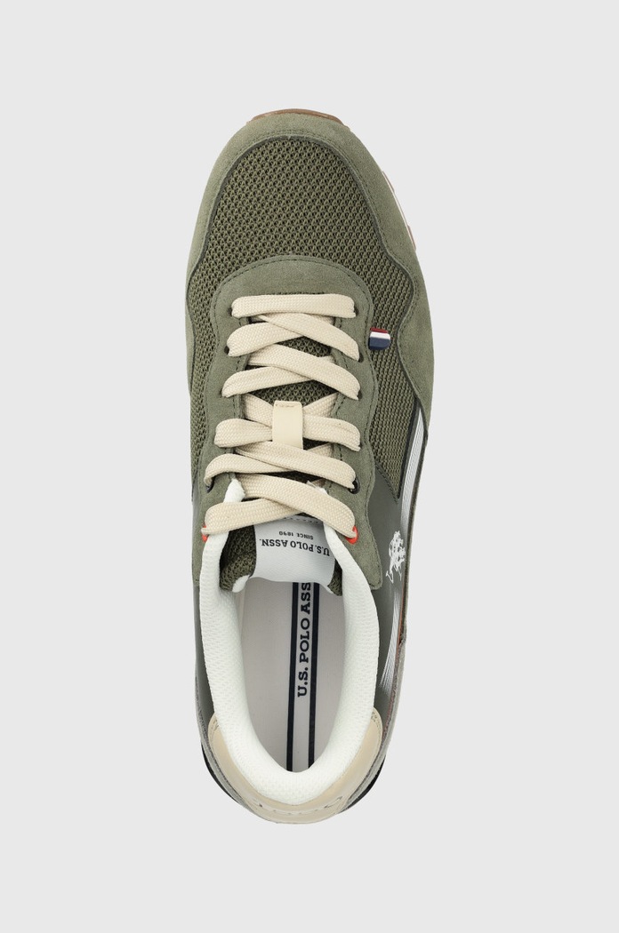 Tenisky U.S. Polo Assn. zelená JONAS005M.2SN1.MIL